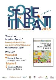 Il giornalista Willy Labor a Storie Itineranti in Piazza 2026