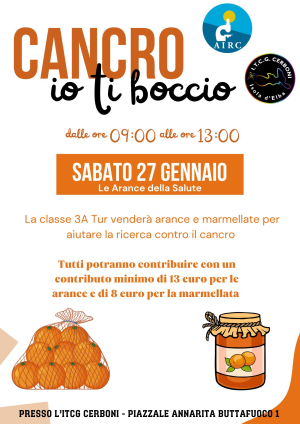 Gli studenti del Cerboni a sostegno di AIRC