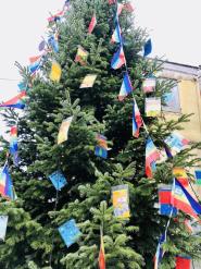 A Marciana l’albero di Natale porta i colori della Pace