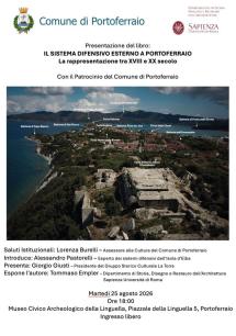 Alla Linguella la presentazione de “Il Sistema Difensivo esterno a Portoferraio” di Tommaso Empler