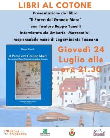 Libri al Cotone: si comincia con “Il Parco del Grande Mare” di Beppe Tanelli