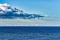 Fotonotizia: Le Apuane dall'Elba (con haiku)