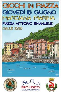 Il 18 giugno Giochi in Piazza a Marciana Marina