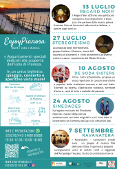 L'Isola piatta torna a suonare con gli eventi di Enjoy Pianosa