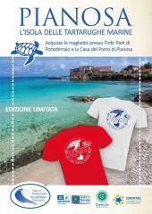 Pianosa è l'isola delle tartarughe - in vendita la T-shirt