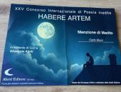 Menzione di Merito ad un'opera lirica di Carlo Murzi