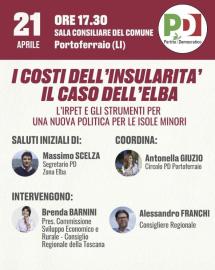 “I costi dell’insularità”: incontro pubblico oggi a Portoferraio
