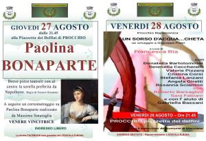 Settimana napoleonica a Procchio, due serate tra teatro e cinema