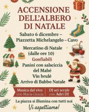 La magia del Natale si accende anche a Cavo