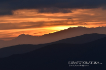 Il tramonto del solstizio d'inverno dal Volterraio
