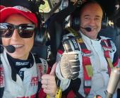 Stefano Bizzarri e Luisa Lanera al Via della Coppa Rally di Settima Zona