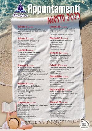 MardiLibri: il calendario degli eventi del mese di Agosto