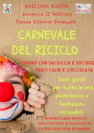 Domenica 12 febbraio il "Carnevale del Riciclo" a Marciana Marina
