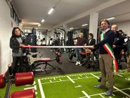 Taglio del nastro alla rinnovata palestra di Procchio