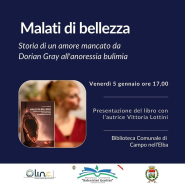 In biblioteca a Campo la presentazione del libro "Malati di Bellezza" di Vittoria Lottini