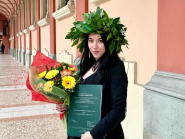 Selina Bonini laureata con lode in Geologia e Territorio all'Università di Bologna