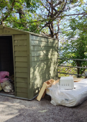 Illegale abbandono di rifiuti a Poggio