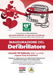 Un defibrillatore per la Coop di Capoliveri