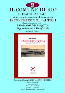 Al Teatro Garibaldi di Rio Isabella Zolfino presenta "L'inganno dell'Aquila"