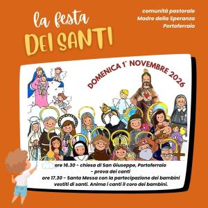 Avvisi della Comunità Pastorale Madre della Speranza di Portoferraio