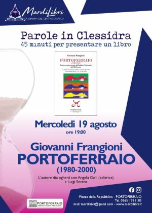 Mardilibri ospita la presentazione del terzo libro di Giovanni Frangioni dedicato a Portoferraio