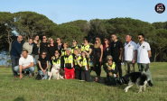 Un successo la prima gara Nazionale di Mantrailing sportivo all'Isola d'Elba