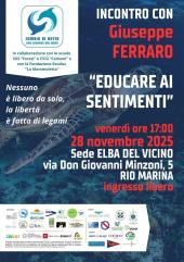 Cambio di Rotta approda a Rio Marina con il filosofo Giuseppe Ferraro