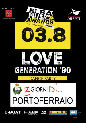 Stasera si balla a Portoferraio con love generation &#039;90