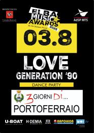 Stasera si balla a Portoferraio con love generation '90
