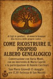 A San Piero "Come ricostruire il proprio albero genealogico".