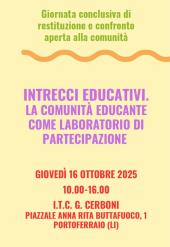 "Intrecci educativi": la giornata conclusiva del progetto all’ITCG Cerboni