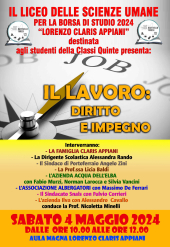 Borsa di studio "Lorenzo Claris Appiani", il 4 maggio incontro con gli studenti delle quinte del liceo delle Scienze Umane