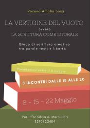 "La Vertigine del Vuoto", gioco di scrittura creativa con Roxana Amalia Sosa