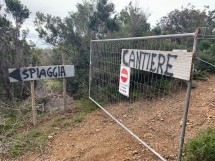 Fotocronaca: nuovamente chiuso il sentiero per Capo Poro