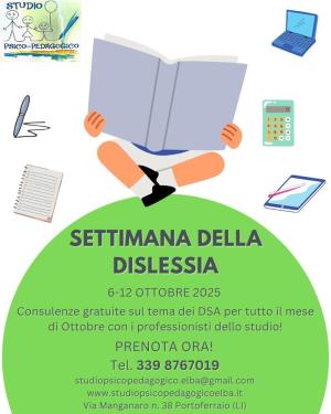 Dislessia e apprendimento: un mese di incontri e consulenze gratuite a Portoferraio