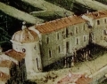 Veduta di Portoferraio particolare della chiesa del Carmine con omonimo ospedale
