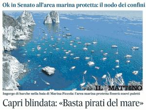 A Capri l’istituzione dell’Area Marina Protetta è sempre più vicina. A quando quella dell’Arcipelago Toscano?