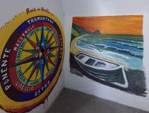 Il Grigolo ancora più bello con i murales sulle pareti del tunnel