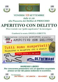 A Procchio la pièce teatrale "Aperitivo con delitto"