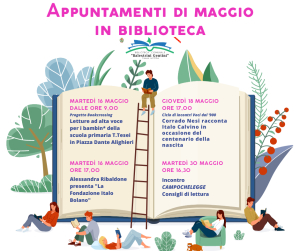 Gli appuntamenti di maggio alla Biblioteca di Campo