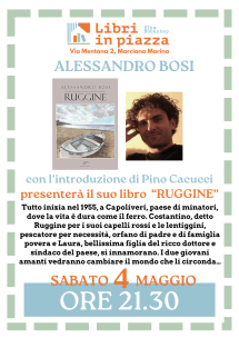 "Ruggine" tra amore e miniere - La presentazione alla libreria Libri in piazza