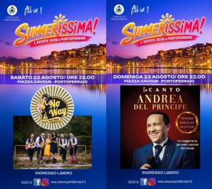 Portoferraio, doppio appuntamento musicale in Piazza Cavour nel fine settimana