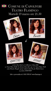 "Quattro donne" di Chiara Buratti in scena al Teatro Flamingo di Capoliveri