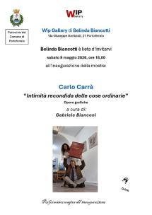 Alla Wip Gallery la mostra di Carlo Carrà – “Intimità recondita delle cose ordinarie”