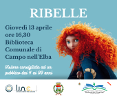 Cineforum in Biblioteca a Campo, in programmazione il film d'animazione "Ribelle"