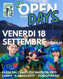 Continua la serie degli Open Days all'Elba Rugby
