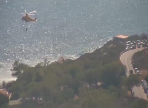 Accusa un malore in mare a Cavoli, soccorso dall&#039;elicottero Pegaso 2