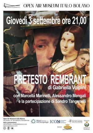 “Pretesto Rembrandt”: quando la pittura diventa una domanda, al Museo Bolano