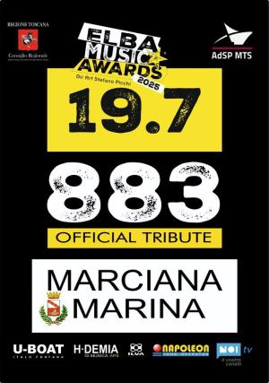 Gli 883 Official Tribute stasera a Marciana Marina