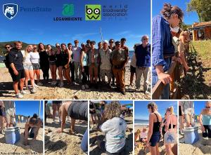 Gli studenti della Pennsylvania State University a scuola di biodiversità all’Isola d’Elba